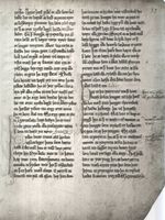 Page from The Kings Mirror / Speculum Regale / Kongsspeilet, written in Norway ca 1250 AD